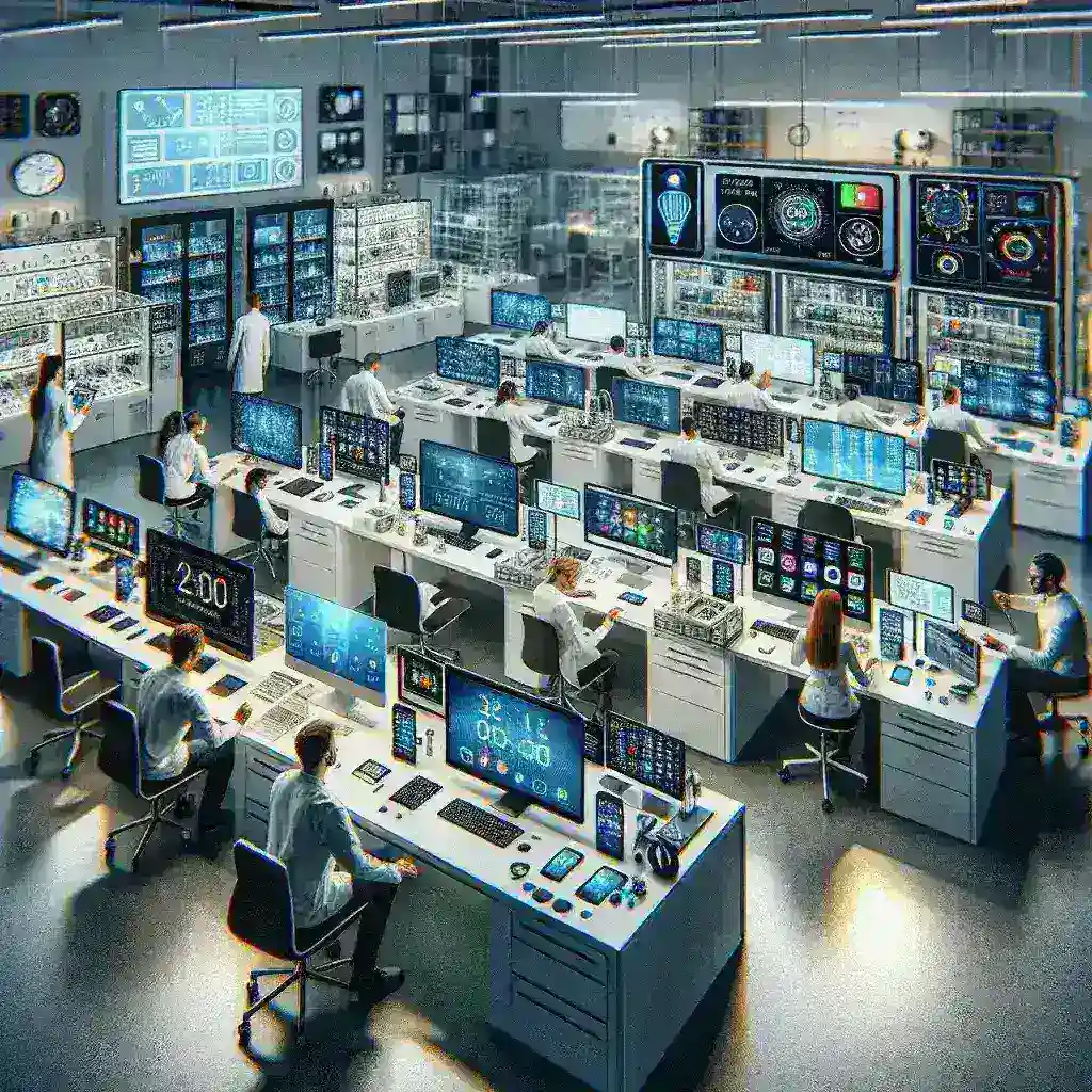 "Samsung opens connected device testing center in Spain, featuring modern technology and innovative testing facilities for IoT devices."